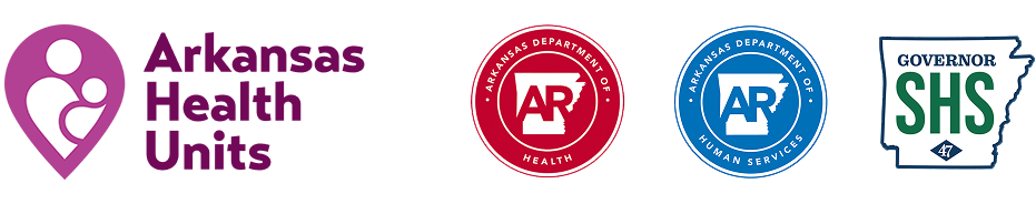 Arkansas Health Units and supporting agency logos